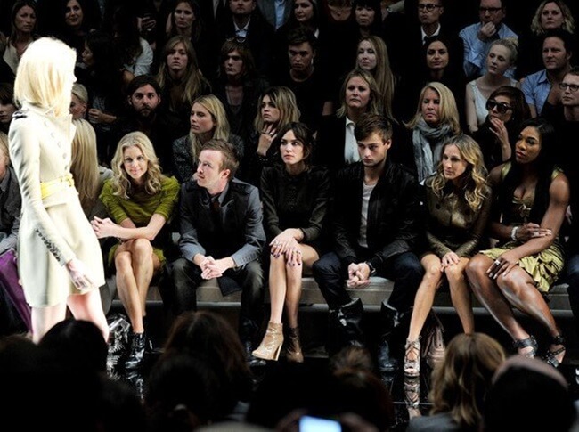 Cuánto cobran las famosas por sentarse en una front row