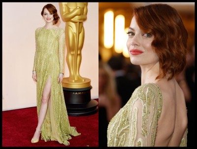 Emma Stone en los Premios Oscar 2015 