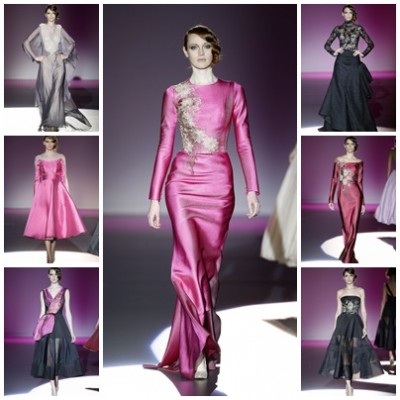 Modelos de hannibal laguna en Mercedes benz Madrid Fashion Week 