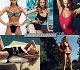 Rosie Huntington-Whiteley luce tipazo en una nueva colección de bañadores
