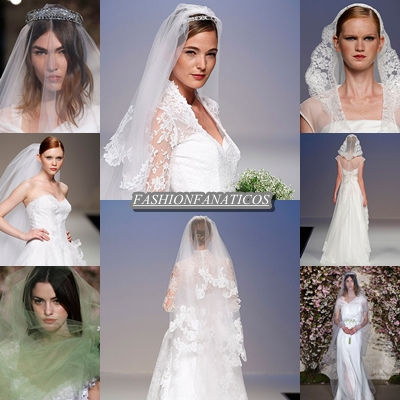 vestidos de novia, tendencias en velo año 2012