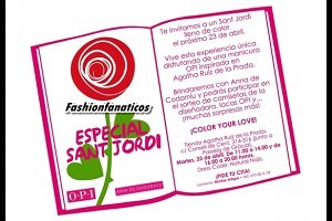 Celebra el Día de Sant Jordi con Agatha Ruiz de la Prada y OPI‏
