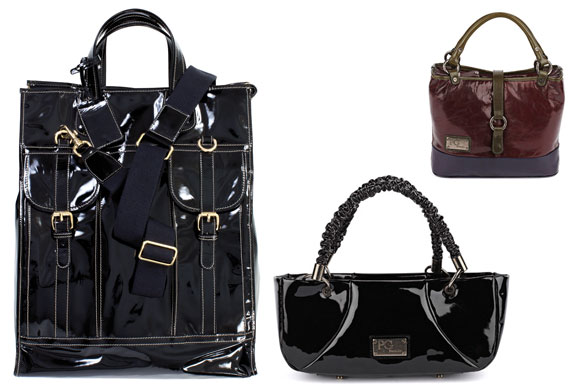 charol-21 Bolso de Charol con bolsillos de D&G, blso de mano y bolso tricolor de Paco Gil