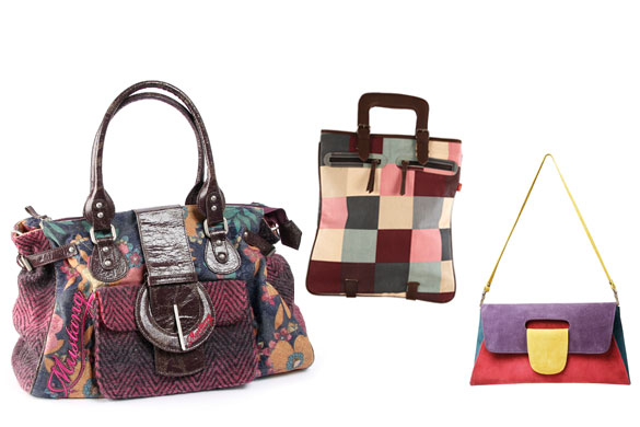 colores-31 Bolso de mano colores combinados de Mustang, bolso cuadros de Laga y bolso pequeño de Lodi
