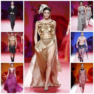 Modelos de Francis Montesinos en la mercedes benz madrid fashion week
