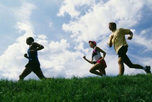 jogging