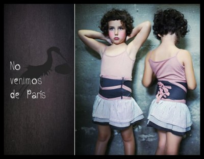 diseño ropa infantil de la marca No venimos de París 