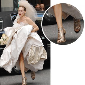 zapatos novia dorados