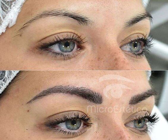 micropigmentación de cejas en Málaga