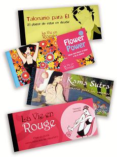 Talonarios de La Vie en Rouge, una idea original, sexy y romántica