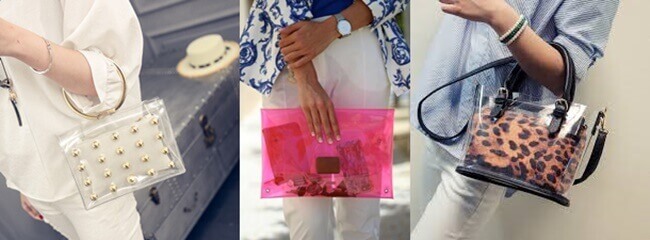 Los bolsos transparentes más de moda que nunca