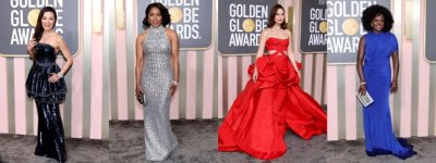 Las famosas mejor vestidas de los Globos de Oro 2023