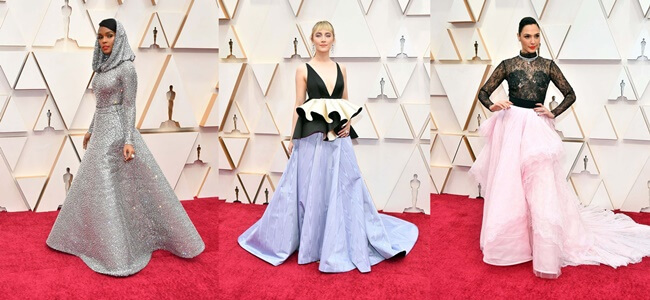 Los vestidos más espectaculares de los Oscar 2020