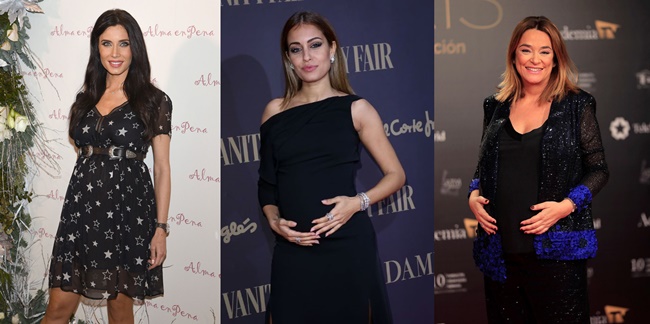 Qué vestidos de fiesta eligen las celebrities embarazadas