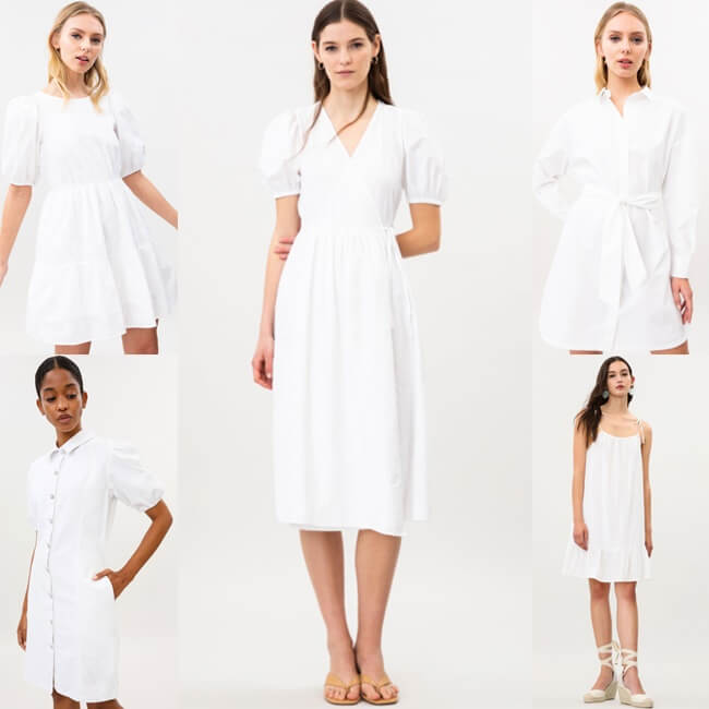 Vestidos Blancos de verano para celebrar la temporada con estilo