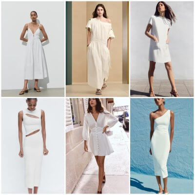 Vestidos Blancos de verano para marcar estilo