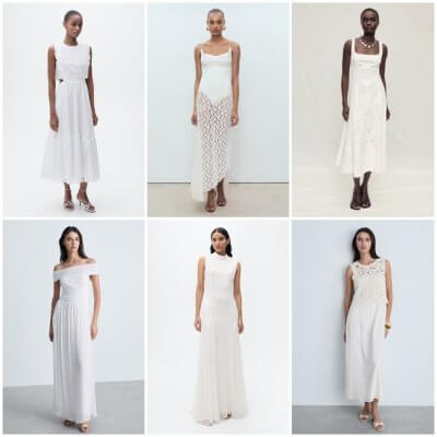 Vestidos Blancos de verano para marcar estilo