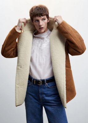 abrigos de piel sintética mujer