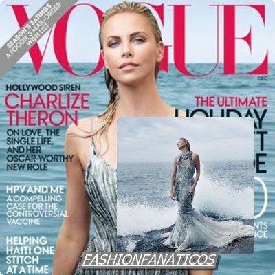 Charlize Theron fantástica en la portada de Vogue USA