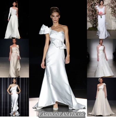 vestidos de novia asimétricos