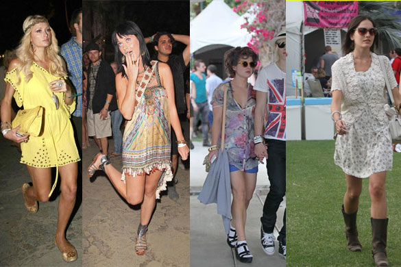 Celebrities en el Festival de Coachella
