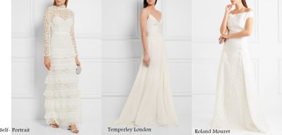 NET-À-PORTER presenta una exclusiva colección de vestidos de novia